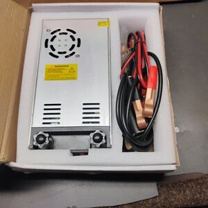 12v Power Supply with Red and Black Cables